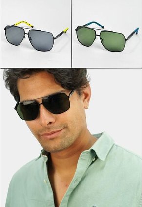 GAFAS DE SOL UNISEX WANDTHER FILTRO UV400 CON LENTES POLARIZADOS NEGRO-AMARILLO-6321