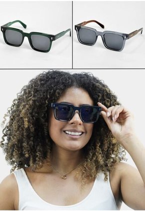 GAFAS DE SOL UNISEX WANDERTH FILTRO UV400 CON LENTES POLARIZADOS-VERDE-NEGRO-BOLD30101
