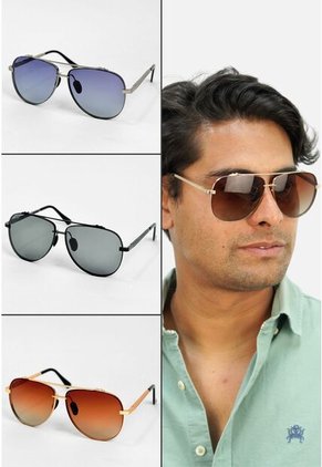 GAFAS DE SOL UNISEX WANDTHER FILTRO UV400 CON LENTES POLARIZADOS PLATEADO-AZUL-A663