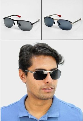 GAFAS DE SOL UNISEX WANDTHER FILTRO UV400 CON LENTES POLARIZADOS NEGRO-4302