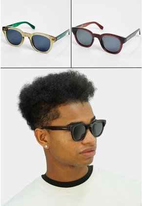 GAFAS DE SOL UNISEX WANDTHER FILTRO UV400 CON LENTES POLARIZADOS DORADO-VERDE-BOLD30100