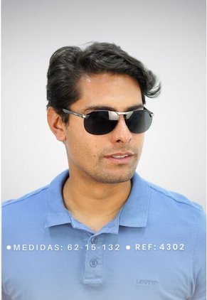 GAFAS DE SOL UNISEX WANDTHER FILTRO UV400 CON LENTES POLARIZADOS PLATEADO-GRIS-4302