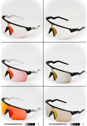 GAFA CICLISMO Y DEPORTES WANDERTH STRONG S DE UN SOLO LENTE FOTOCROMANTICO NEGRO-DORADO