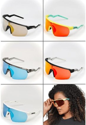 GAFA CICLISMO Y DEPORTES WANDERTH STRONG S DE UN SOLO LENTE DE COLOR AMARILLO-AZUL