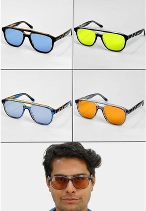 GAFAS DE SOL UNISEX WANDTHER FILTRO UV400 CON LENTES POLARIZADOS NEGRO-MARRON-2030