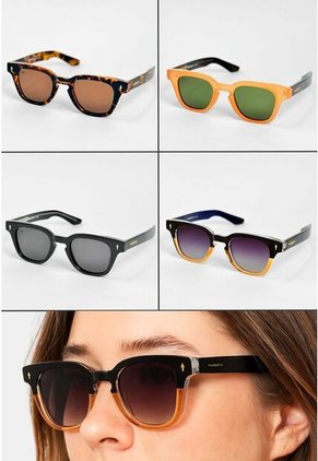 GAFAS DE SOL UNISEX WANDTHER FILTRO UV400 CON LENTES POLARIZADOS NEGRO-NARANJA-S31110