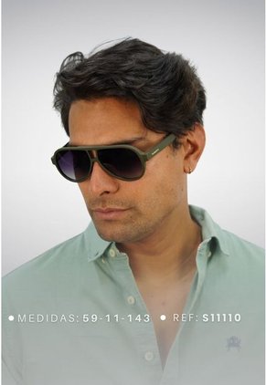 GAFAS DE SOL UNISEX WANDTHER FILTRO UV400 CON LENTES POLARIZADOS VERDE-S11110