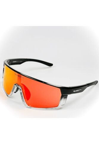 GAFA CICLISMO Y DEPORTES WANDERTH BLAZE RUN DE UN SOLO LENTE DE COLOR NEGRO-TRANSPARENTE Wanderth