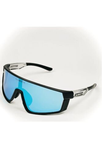 GAFA CICLISMO Y DEPORTES WANDERTH BLAZE RUN DE UN SOLO LENTE DE COLOR NEGRO-PLATEADO Wanderth