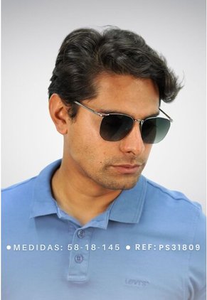 GAFAS DE SOL UNISEX WANDTHER FILTRO UV400 CON LENTES POLARIZADOS PLATEADO-AZUL-PS31809