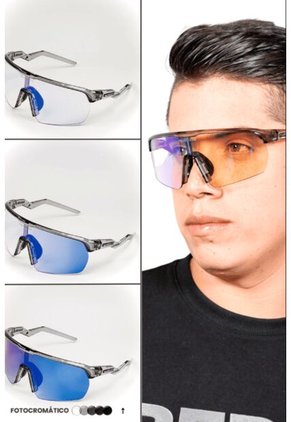 GAFA CICLISMO Y DEPORTES WANDERTH STRONG S DE UN SOLO LENTE FOTOCROMANTICO PLATEADO