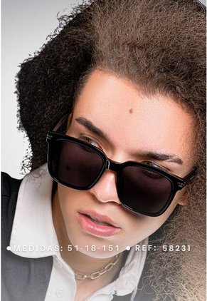 GAFAS DE SOL UNISEX WANDTHER FILTRO UV400 CON LENTES POLARIZADOS NEGRO-GRIS-58231