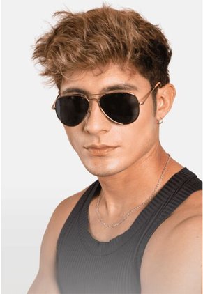 GAFAS DE SOL UNISEX WANDERTH FILTRO UV400 CON LENTES POLARIZADOS -CELESTE-NEGRO-WA73731