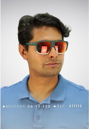 GAFAS DE SOL UNISEX WANDTHER FILTRO UV400 CON LENTES POLARIZADOS AZUL-BLANCO-S11112