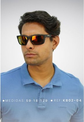GAFAS DE SOL UNISEX WANDTHER FILTRO UV400 CON LENTES POLARIZADOS GRIS-TORNASOL-KB02-04