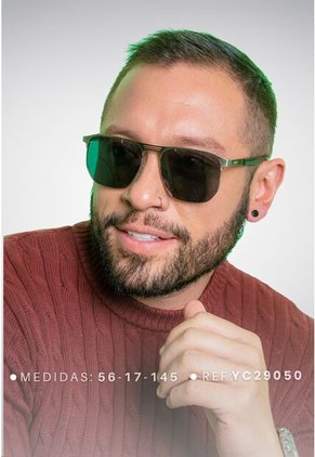 GAFAS DE SOL UNISEX WANDTHER FILTRO UV400 CON LENTES POLARIZADOS NEGRO-PLATEADO-YC29050