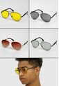 GAFAS DE SOL UNISEX WANDERTH FILTRO UV400 CON LENTES POLARIZADOS-AMARILLO-JS8516 de Wanderth
