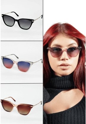 GAFAS DE SOL UNISEX WANDERTH FILTRO UV400 CON LENTES POLARIZADOS-NEGRO-DORADO-9794