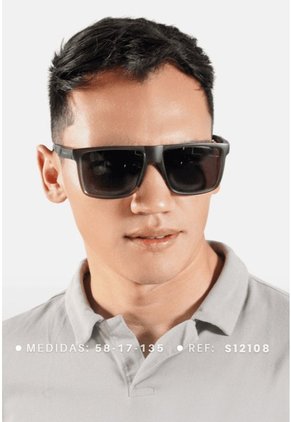 GAFAS DE SOL UNISEX WANDERTH FILTRO UV400 CON LENTES POLARIZADOS-NEGRO-ROJO-S12108