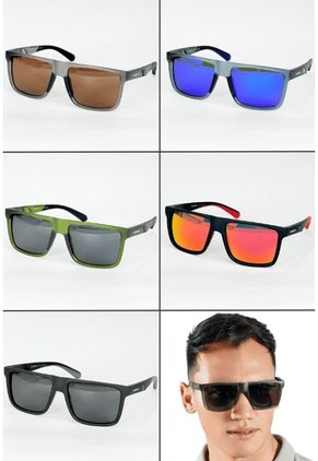 GAFAS DE SOL UNISEX WANDERTH FILTRO UV400 CON LENTES POLARIZADOS-GRIS-AZUL-S12108