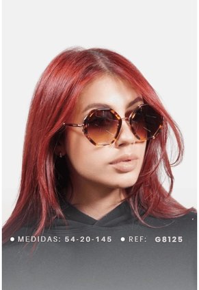 GAFAS DE SOL UNISEX WANDERTH FILTRO UV400 CON LENTES POLARIZADOS-DORADO-CAREY-G8125
