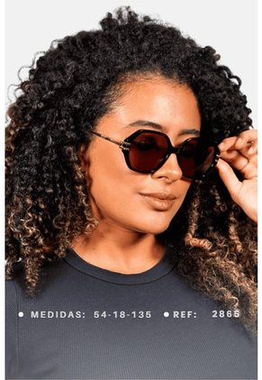 GAFAS DE SOL UNISEX WANDERTH FILTRO UV400 CON LENTES POLARIZADOS-NEGRO-DORADO-2865