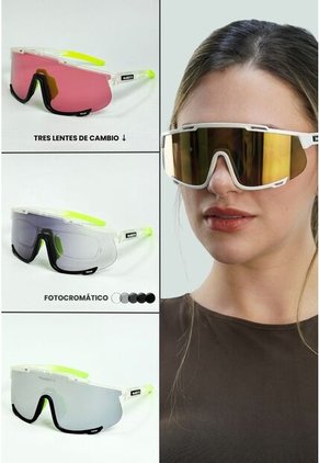 GAFA CICLISMO Y DEPORTES WANDERTH GIRO BLANCA-VERDE FOTOCROMATICAS