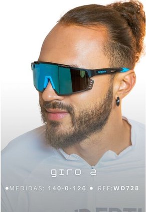 GAFA CICLISMO Y DEPORTES WANDERTH GIRO 2 NEGRA FOTOCROMATICAS