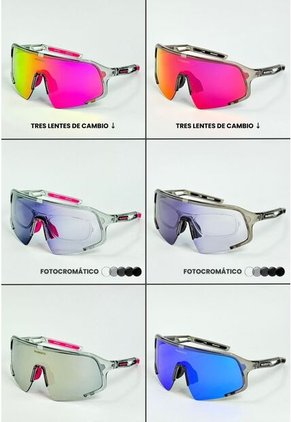 GAFA CICLISMO Y DEPORTES WANDERTH GRAND PRIX GRIS-NEGRA FOTOCROMATICAS