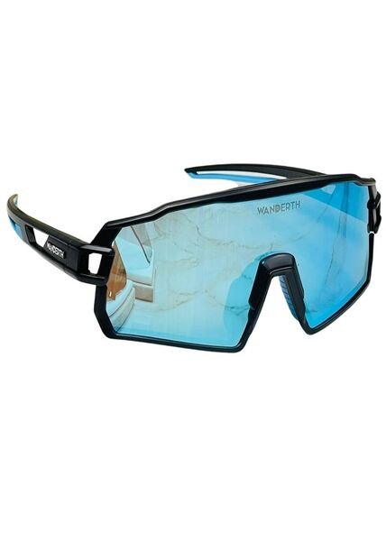 GAFA CICLISMO Y DEPORTES WANDERTH RAPTOR NEGRO-AZUL FOTOCROMATICAS
