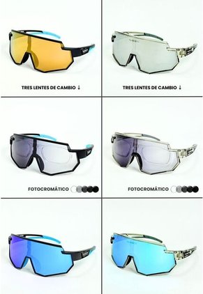 GAFA CICLISMO Y DEPORTES WANDERTH ROCKET PLATEADO FOTOCROMATICAS