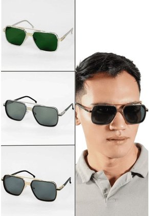 GAFAS DE SOL UNISEX WANDERTH FILTRO UV400 CON LENTES POLARIZADOS-DORADO-VERDE-RTM3504