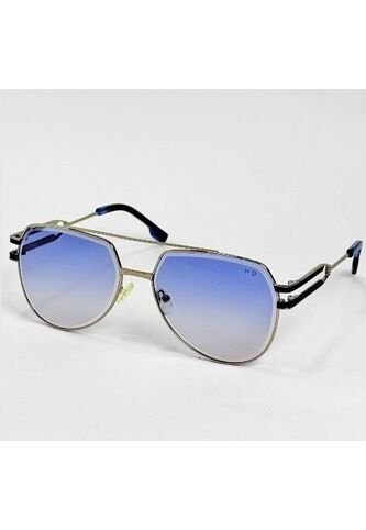 GAFAS DE SOL UNISEX WANDTHER FILTRO UV400 CON LENTES POLARIZADOS PLATEADO-CELESTE-TM5069A Wanderth