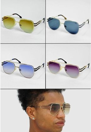 GAFAS DE SOL UNISEX WANDTHER FILTRO UV400 CON LENTES POLARIZADOS PLATEADO-CELESTE-TM5069A