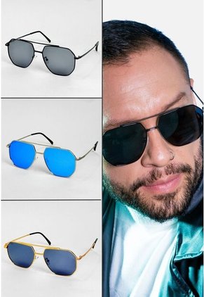 GAFAS DE SOL UNISEX WANDTHER FILTRO UV400 CON LENTES POLARIZADOS DORADO-AZUL-JS8537