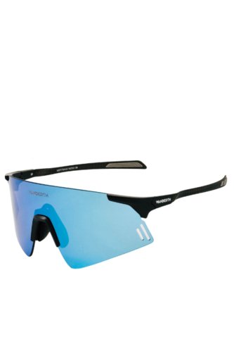 GAFA CICLISMO Y DEPORTES WANDERTH SPEED ADVANCE NEW DE UN SOLO LENTE DE COLOR NEGRO-AZUL Wanderth