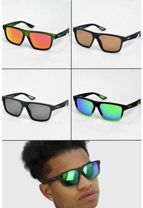 GAFAS DE SOL UNISEX WANDERTH FILTRO UV400 CON LENTES POLARIZADOS -VERDE-NARANJA-S11109