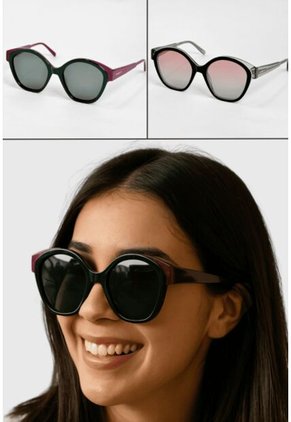 GAFAS DE SOL UNISEX WANDERTH FILTRO UV400 CON LENTES POLARIZADOS-NEGRO-PLATEADO-GS5070