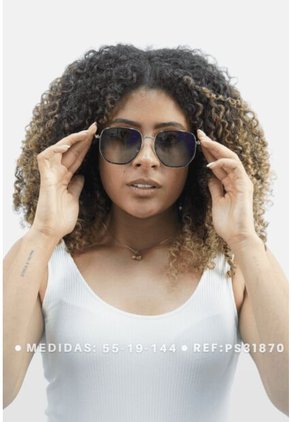 GAFAS DE SOL UNISEX WANDERTH FILTRO UV400 CON LENTES POLARIZADOS-PLATEADO-AZUL-PS31870