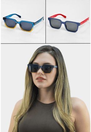 GAFAS DE SOL UNISEX WANDERTH FILTRO UV400 CON LENTES POLARIZADOS-AZUL-AMARILLO-BOLD30075