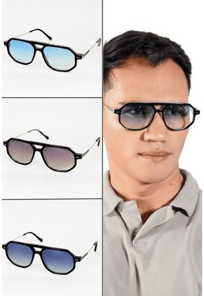 GAFAS DE SOL UNISEX WANDERTH FILTRO UV400 CON LENTES POLARIZADOS-DORADO-NEGRO-2472