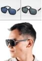 GAFAS DE SOL UNISEX WANDERTH FILTRO UV400 CON LENTES POLARIZADOS-PLATEADO-AZUL-S15113 de Wanderth
