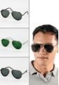 GAFAS DE SOL UNISEX WANDERTH FILTRO UV400 CON LENTES POLARIZADOS-PLATEADO-AZUL-RTM3503 de Wanderth
