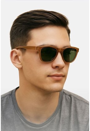 GAFAS DE SOL UNISEX WANDERTH FILTRO UV400 CON LENTES POLARIZADOS -VERDE-CAFE-TR7555