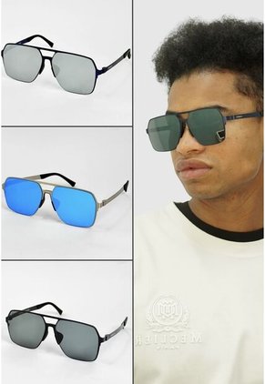 GAFAS DE SOL UNISEX WANDERTH FILTRO UV400 CON LENTES POLARIZADOS -CELESTE-GRIS-JS8511