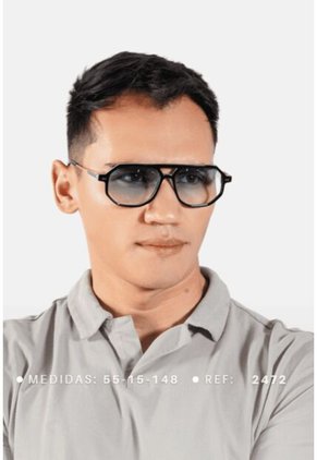 GAFAS DE SOL UNISEX WANDERTH FILTRO UV400 CON LENTES POLARIZADOS-NEGRO-AZUL-2472