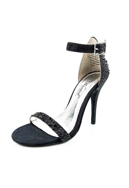 Sandalias Negras Wanted Enzo 78 Negro Escarchado - Compra Ahora | Dafiti  Colombia