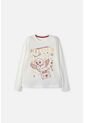Camiseta De Harry Potter Manga Larga Marfil Para Niña 10 de WARNER BROS
