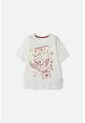 Camiseta De Harry Potter Manga Corta Marfil Para Niña 14 de WARNER BROS