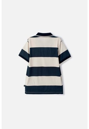 Camiseta Tipo Polo De Harry Potter Azul Y Almendra Para Niño 10